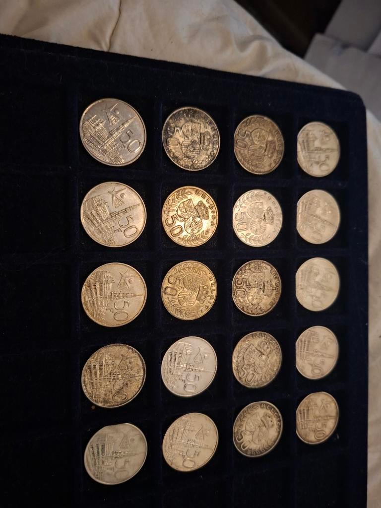 20 maal 50 frank zilver 1958  1960, Ophalen