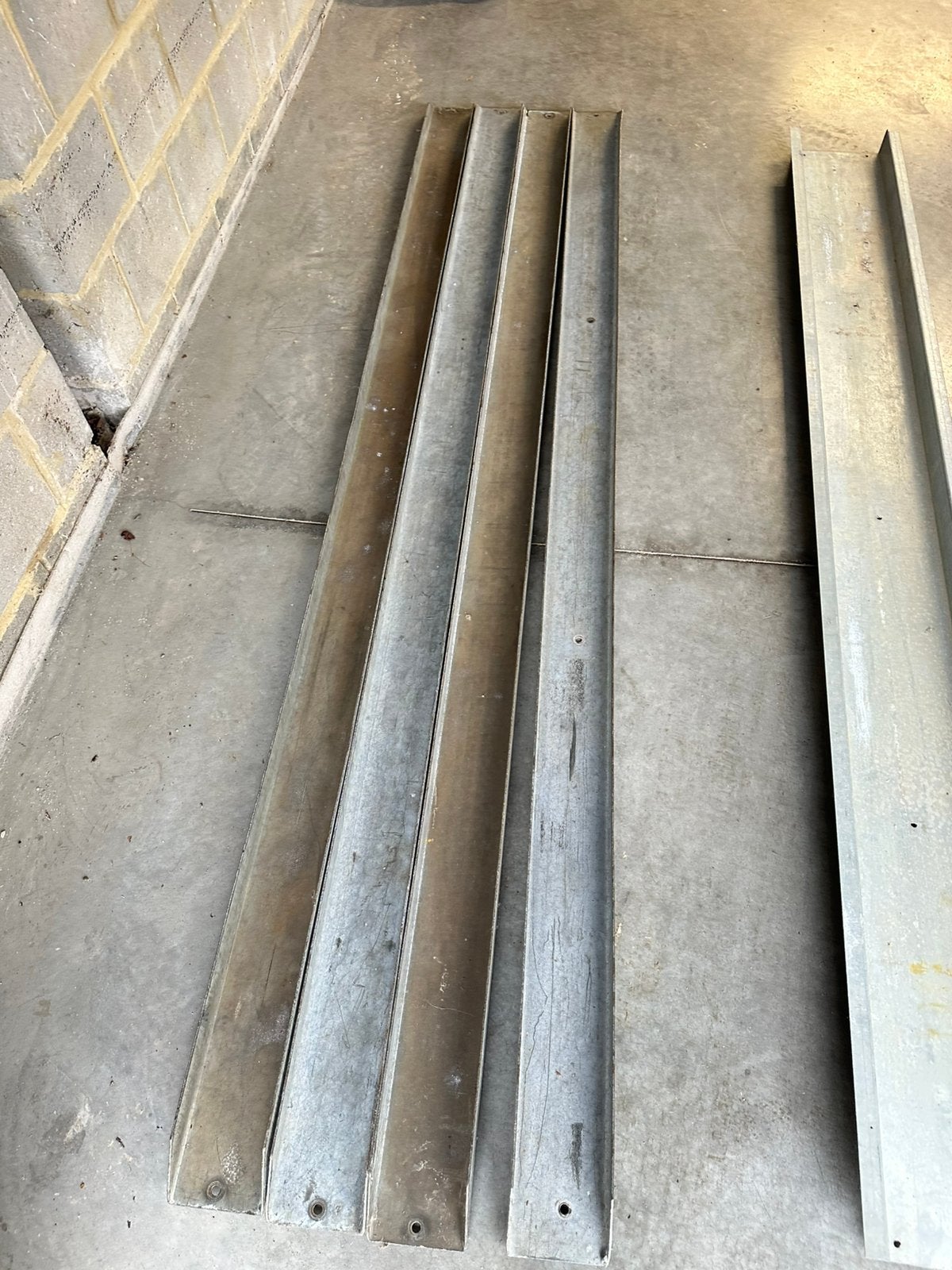 Rails voor motoremork / trailer L 2,5 B ; 10cm, Motoren, Accessoires | Overige, Ophalen, Zo goed als nieuw