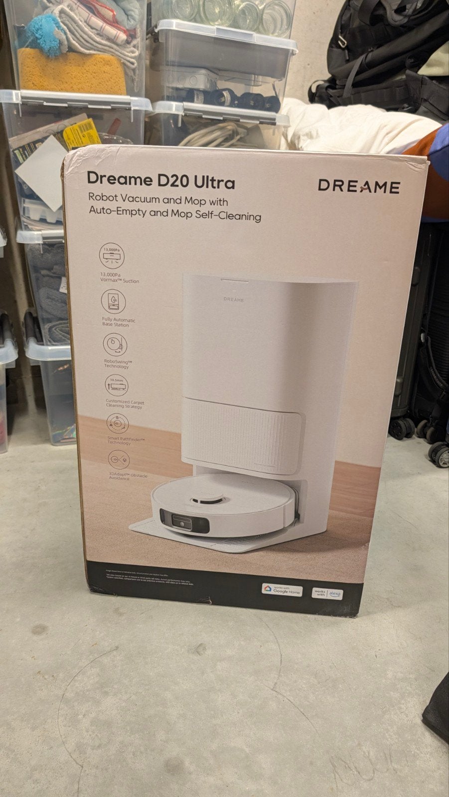 Dreame D20 Ultra, Ophalen, Nieuw, Robotstofzuiger, Dreame
