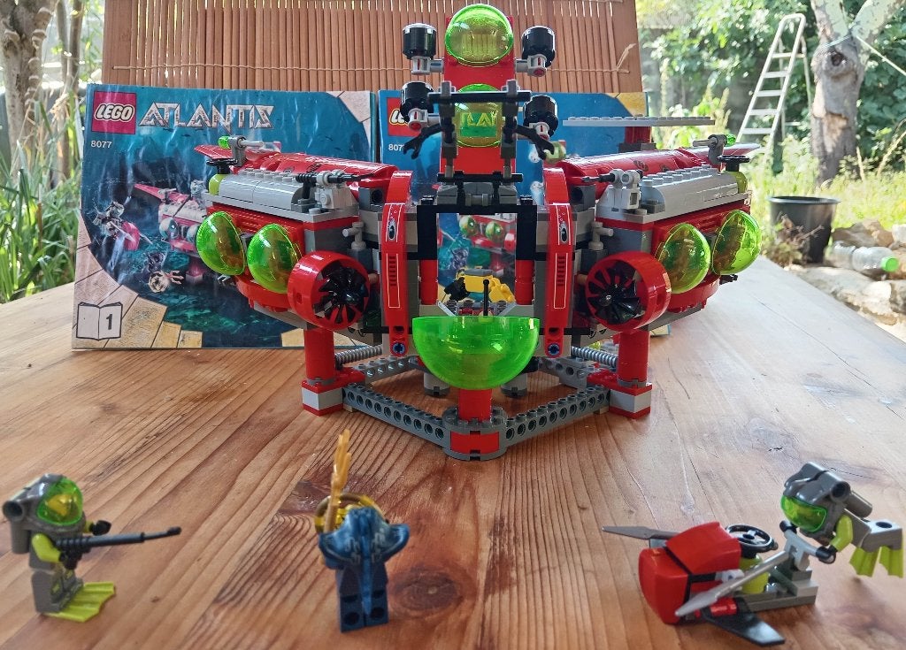 LEGO Atlantis 8077 Onderzoekshoofdkwartier — compleet, City, Verzenden, Lego, Zo goed als nieuw