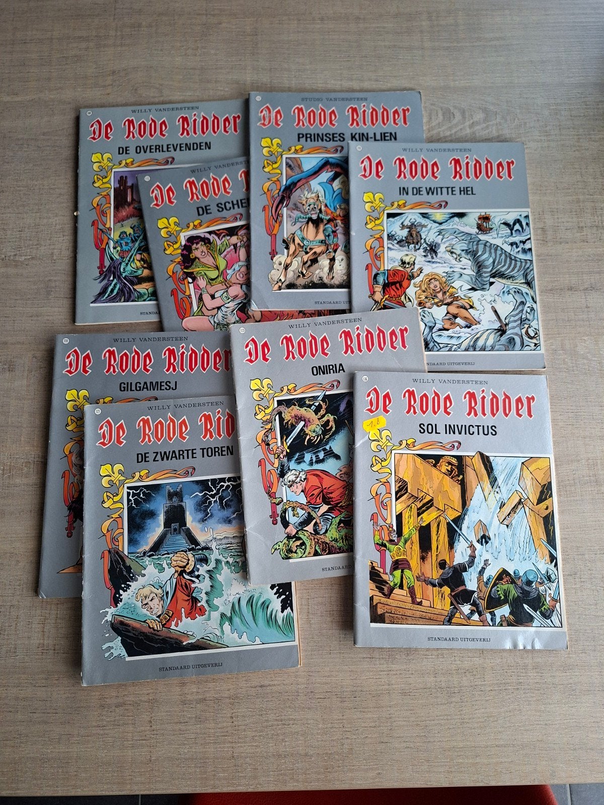 De Rode Ridder 108 112 115 116 118 121 123 136, Plusieurs BD, Enlèvement ou Envoi, Utilisé, Willy Vandersteen; karel biddeloo