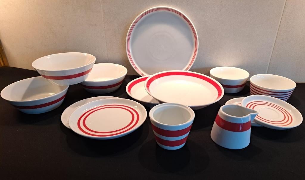 Salt & Pepper rood/wit Stripes, Ophalen, Zo goed als nieuw, Overige stijlen, Overige typen