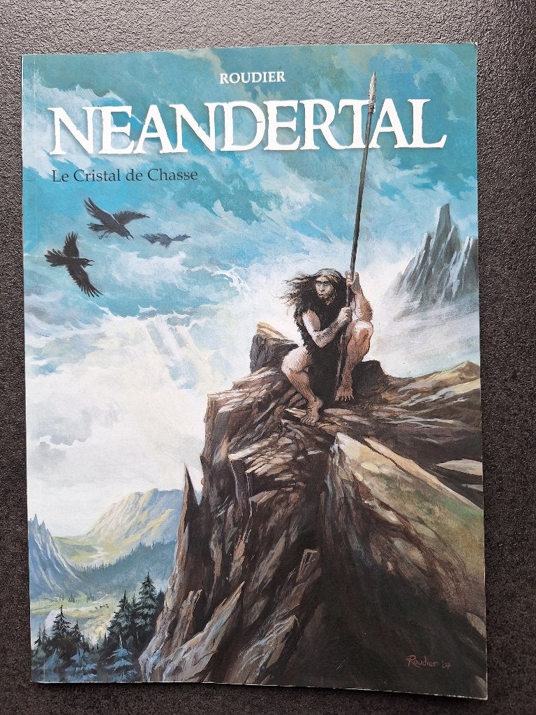 BD Neandertal - le cristal de Chasse - Roudier, Roudier, Une BD, Comme neuf, Enlèvement