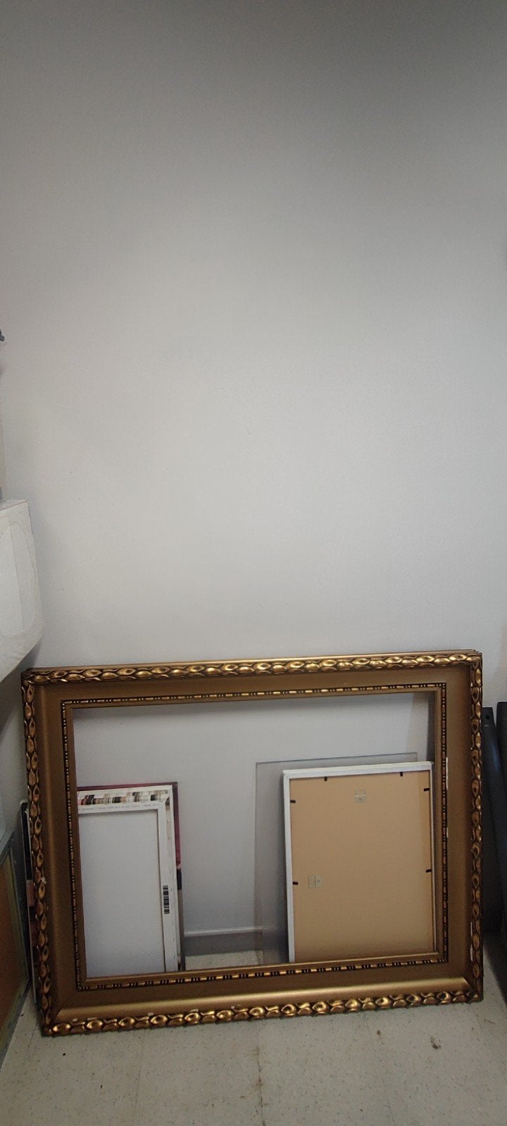 grote goud kleurige barok lijst, Huis en Inrichting, Ophalen, Gebruikt, Goud, 122 cm