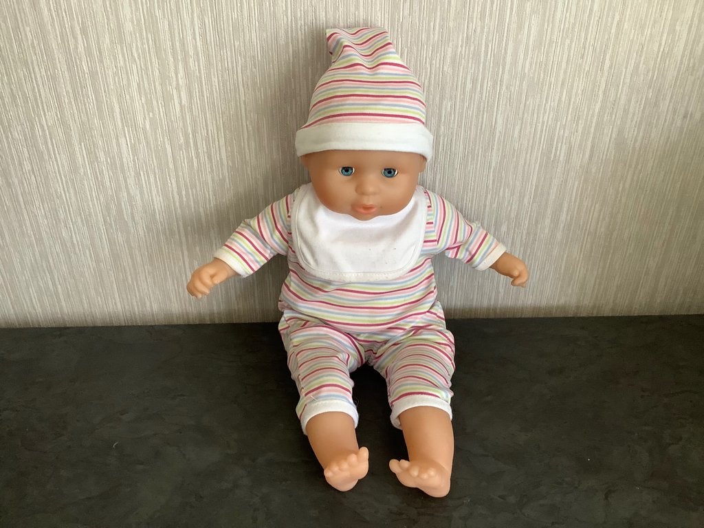 Poupée (parle) (40 cm), Enlèvement ou Envoi, Comme neuf, Baby Pop