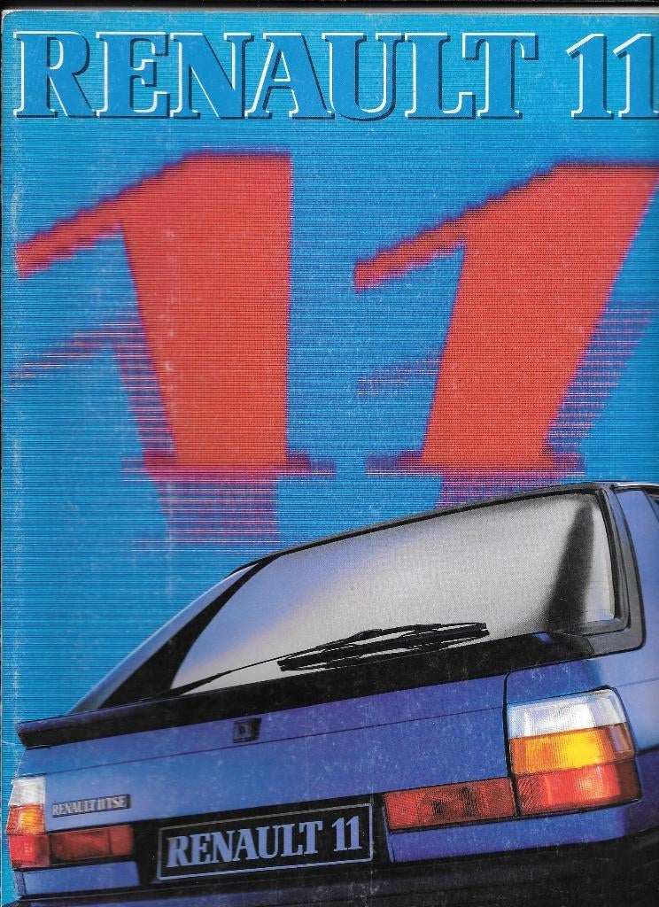 RENAULT 11, 1983, Livres, Autos | Brochures & Magazines, Enlèvement ou Envoi, Comme neuf, Renault