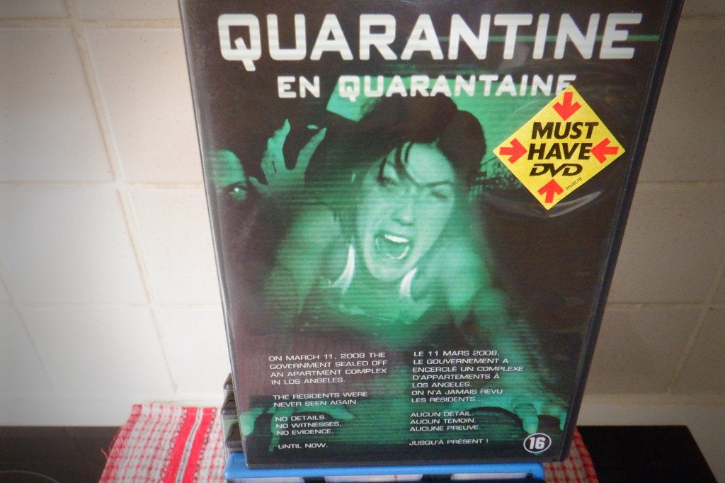 DVD Quarantine., Cd's en Dvd's, Dvd's | Horror, Zo goed als nieuw, Gore, Vanaf 16 jaar, Ophalen of Verzenden