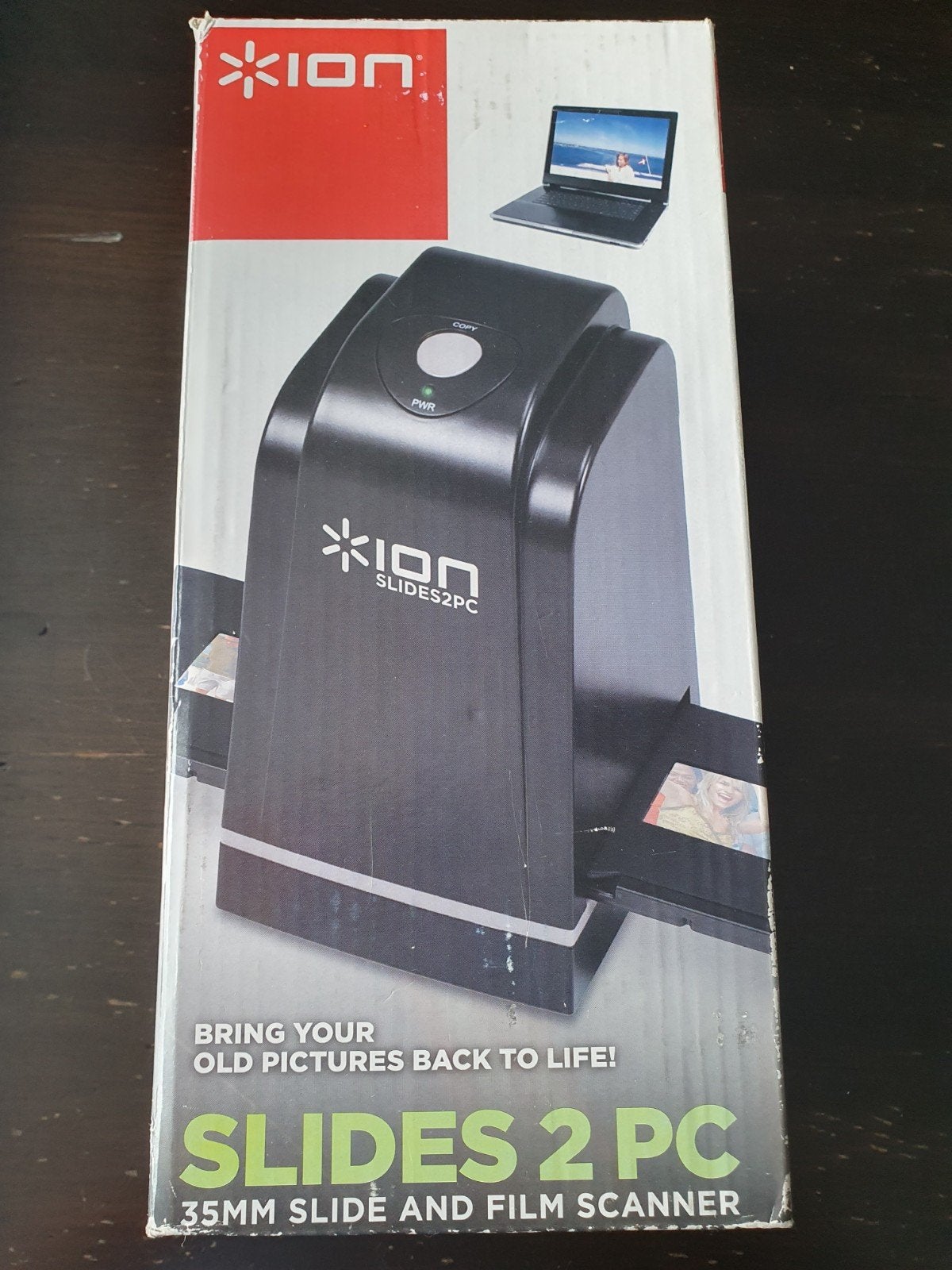 scanner voor dia's en foto negatieven, Ophalen, Diascanner, Ion, Zo goed als nieuw