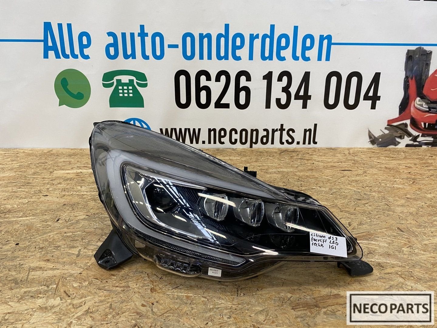Citroen DS3 xenon led koplamp rechts 89908457, -, Utilisé, -, -
