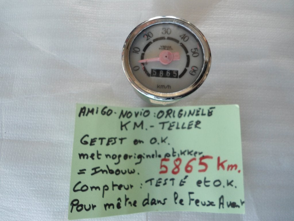 Honda amigo novio : originele Veglia teller, getest en OK, Fietsen en Brommers, Ophalen, Zo goed als nieuw, Overige typen, Overige merken