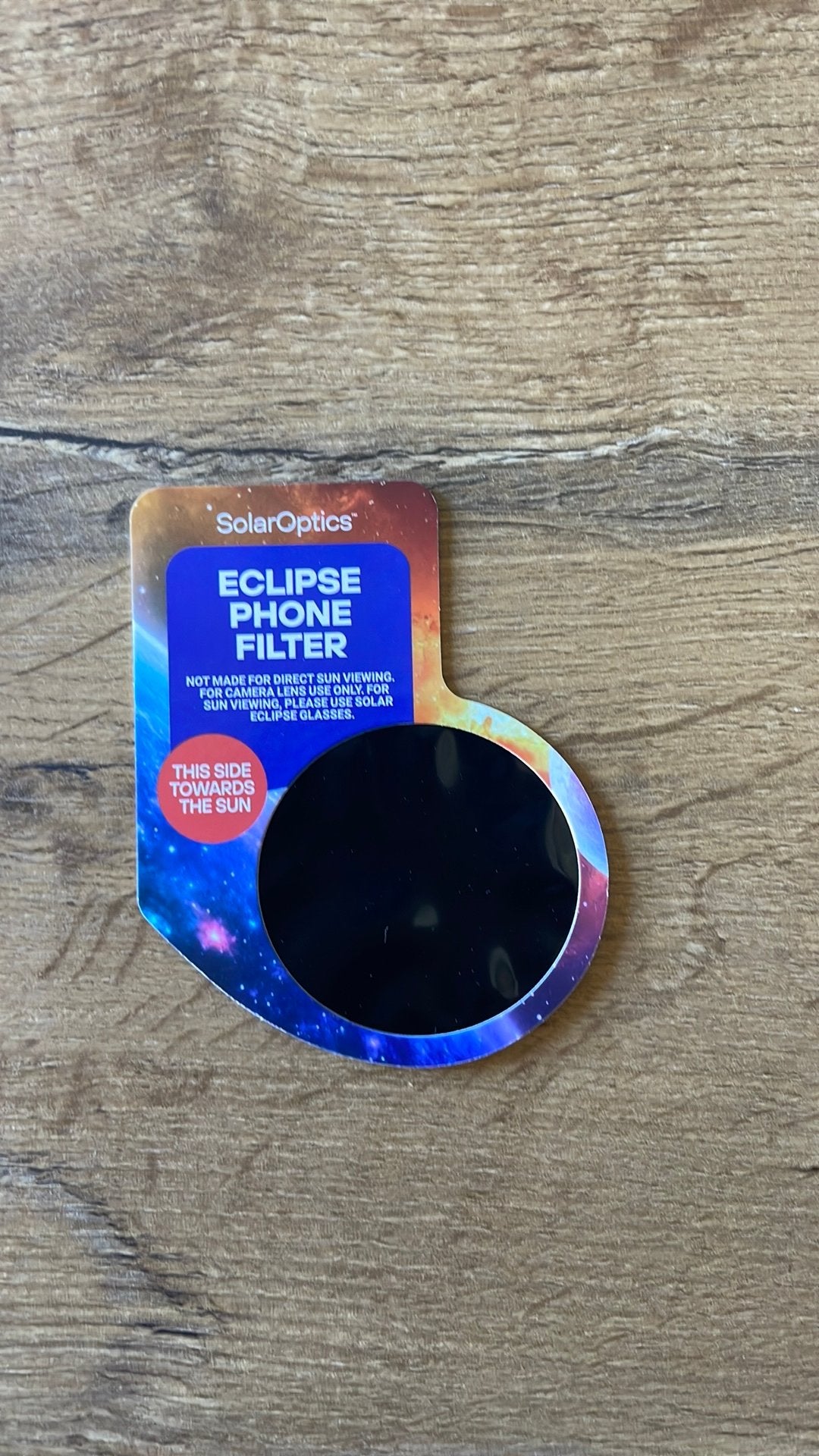 Eclipse telefoon filter voor foto’s en filmen eclips., Ophalen, Nieuw