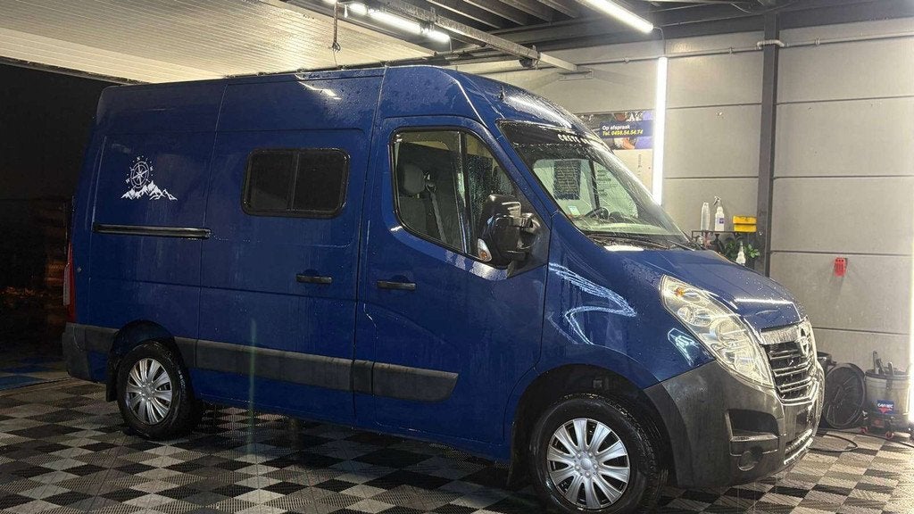 Opel Movano 2.3 CDTi | L2H2 | BJ. 2016 | 173.300KM. CAMPER, Euro 5, Gebruikt, Zwart, Blauw