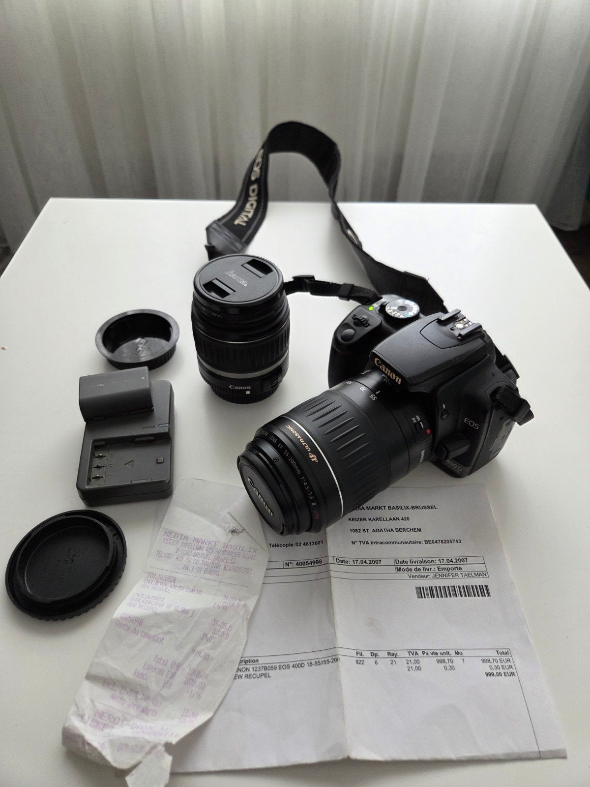 CANON EOS 400D, Ophalen, Canon