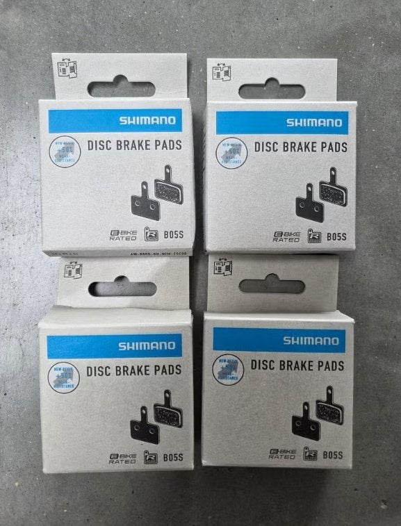 Shimano B05S-RX Resin schijfremblokken (4paar), Remmen, Overige materialen, Salessbx@shimano-eu.com, Nieuw