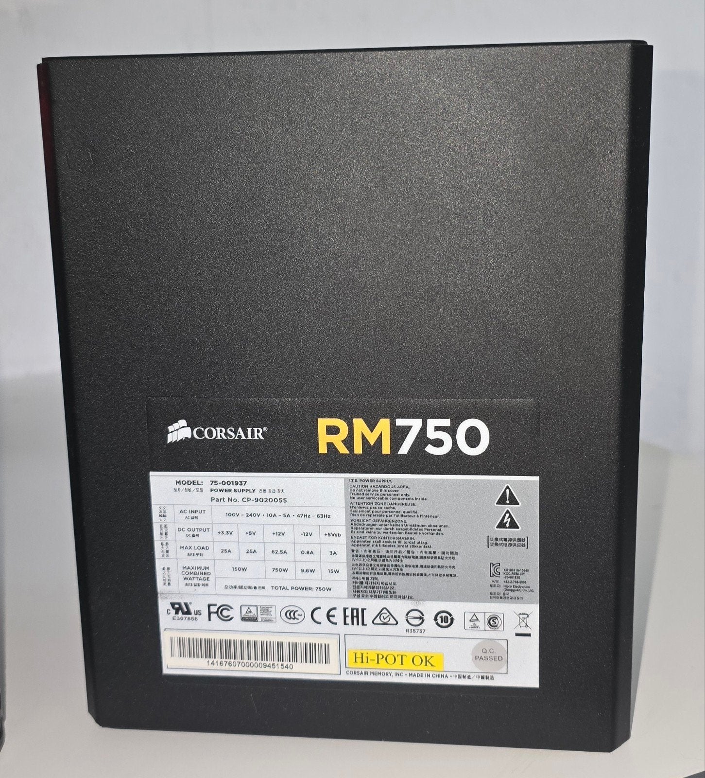 Corsair RM750 PSU, Computers en Software, Interne voedingen, Ophalen