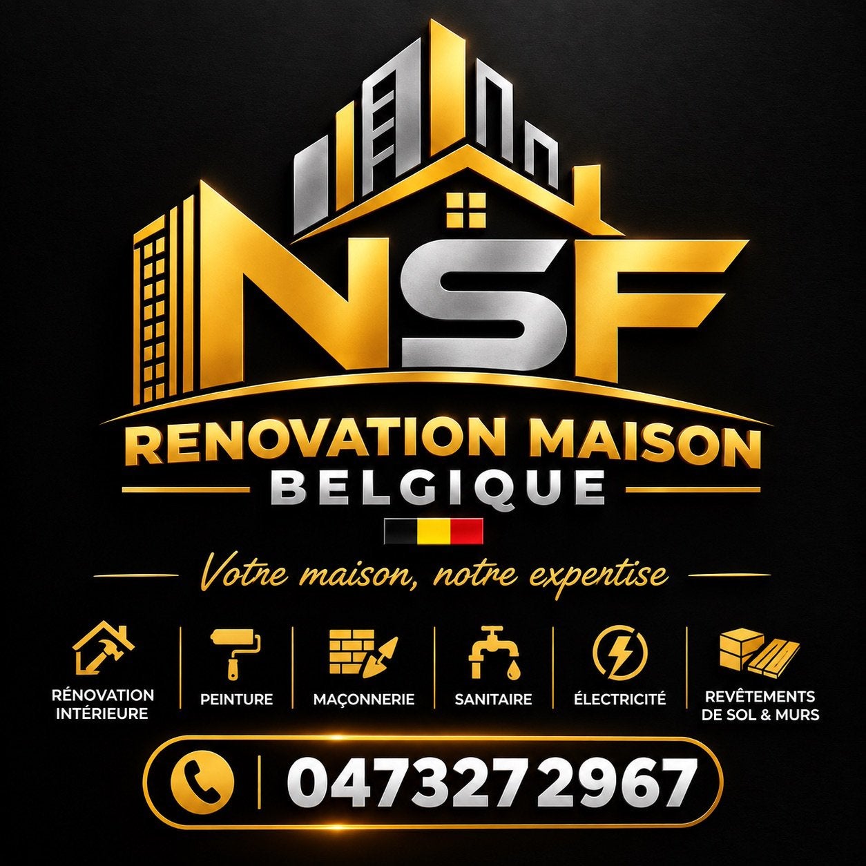 Rénovation maison appartement A à Z, Bricolage & Construction, Envoi, Utilisé