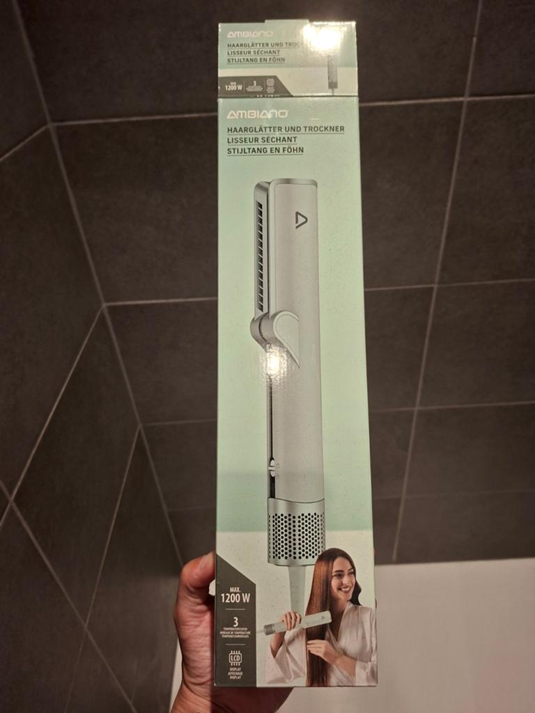 Ambiano 2 in 1 stijltang en föhn., Elektronische apparatuur, Ophalen of Verzenden