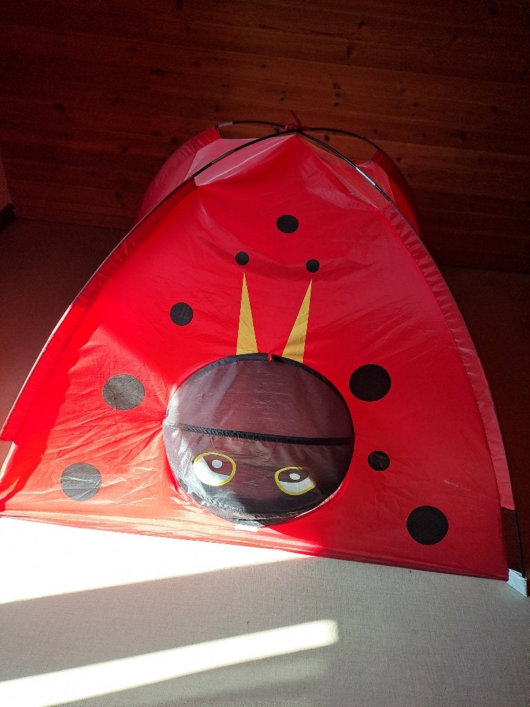 kindertent - lieveheersbeestje - 120 x 120 x 80 cm, Ophalen of Verzenden, Zo goed als nieuw