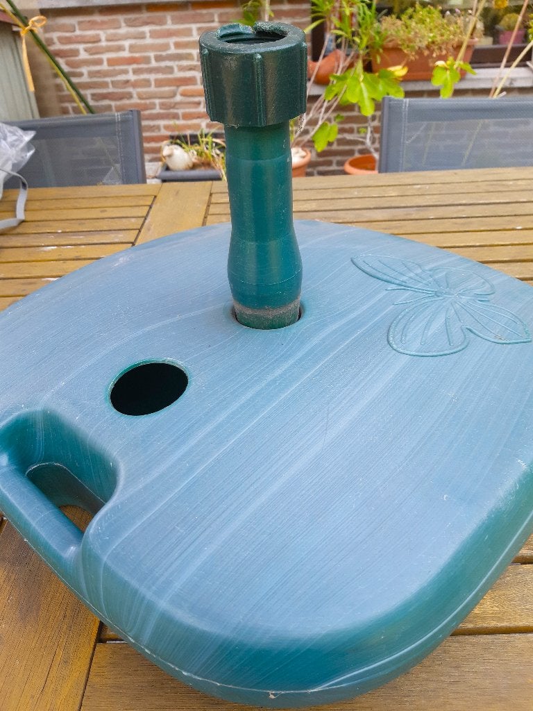 base de parapluie en plastique, Jardin & Terrasse, Enlèvement