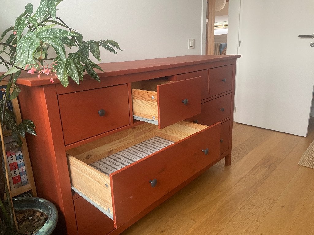 Commode IKEA HEMNES, Ophalen, Gebruikt, 5 laden of meer, 150 tot 200 cm