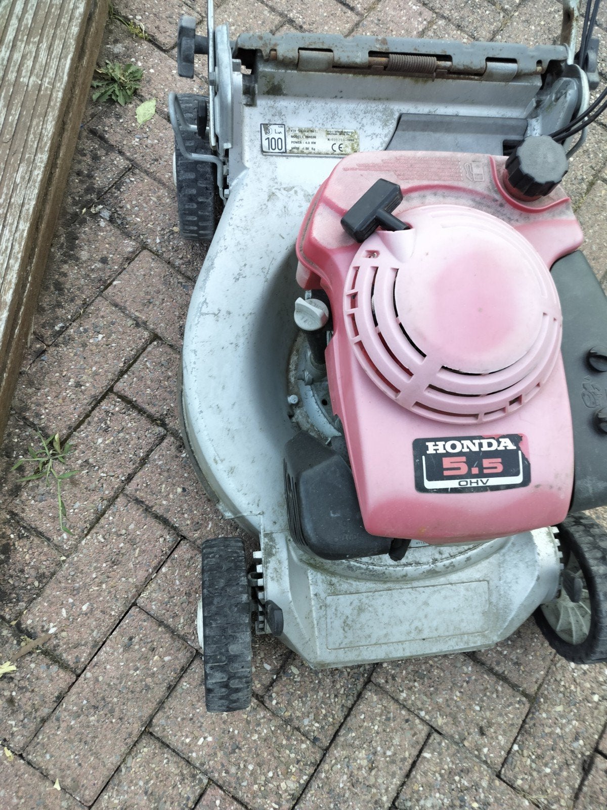 Tondeuse Honda professionnelle. Pas de bac de ramassage, Jardin & Terrasse, Enlèvement