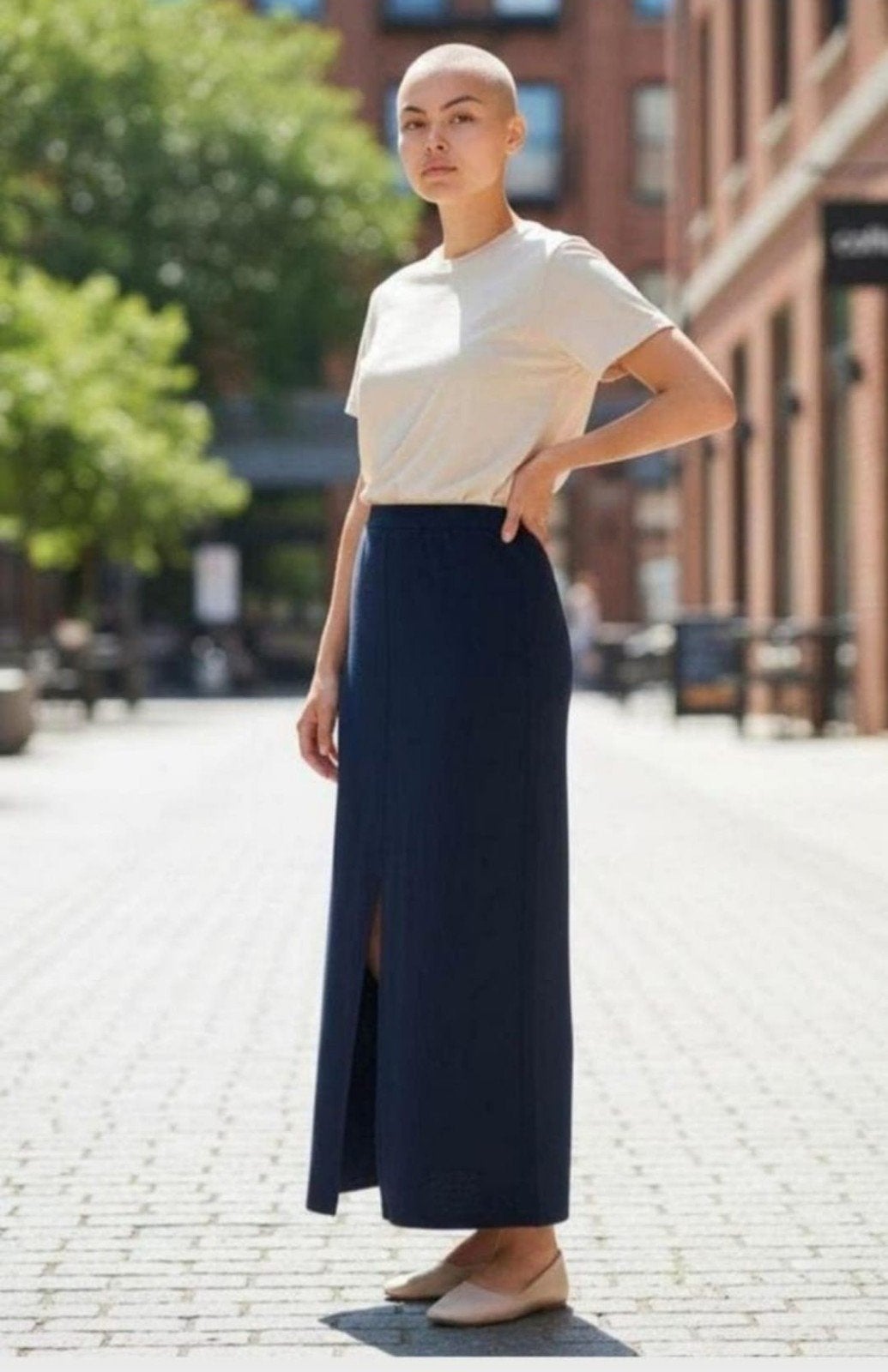 VINTAGE Rok Maat 36 - In prima staat, Kleding | Dames, Rokken, Blauw, Ophalen of Verzenden, Zo goed als nieuw, Vintage