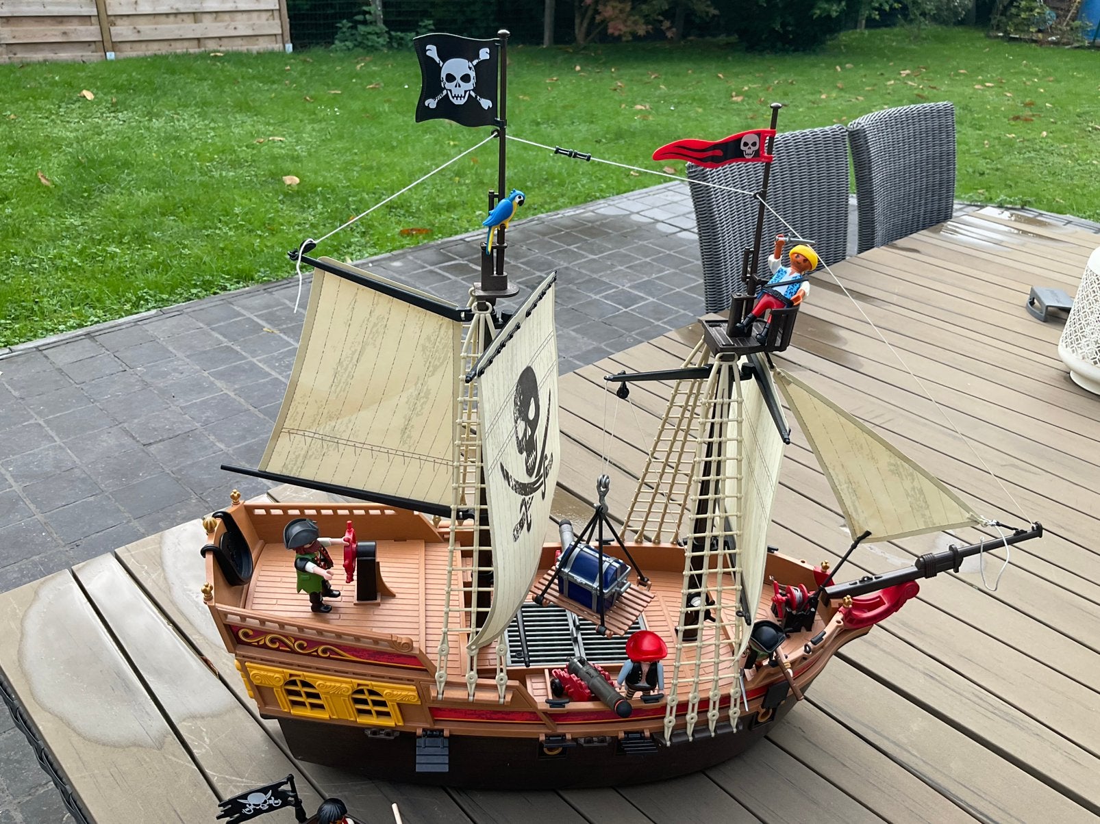 Bateau pirate Plymobil, Enlèvement, Comme neuf