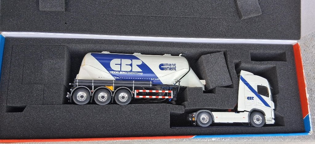 MAQUETTE TEKNO Semi-remorque/Volvo/Ciment CBR 2017, Hobby & Loisirs créatifs, Enlèvement ou Envoi, Neuf, 1:50 ou moins, Autres marques