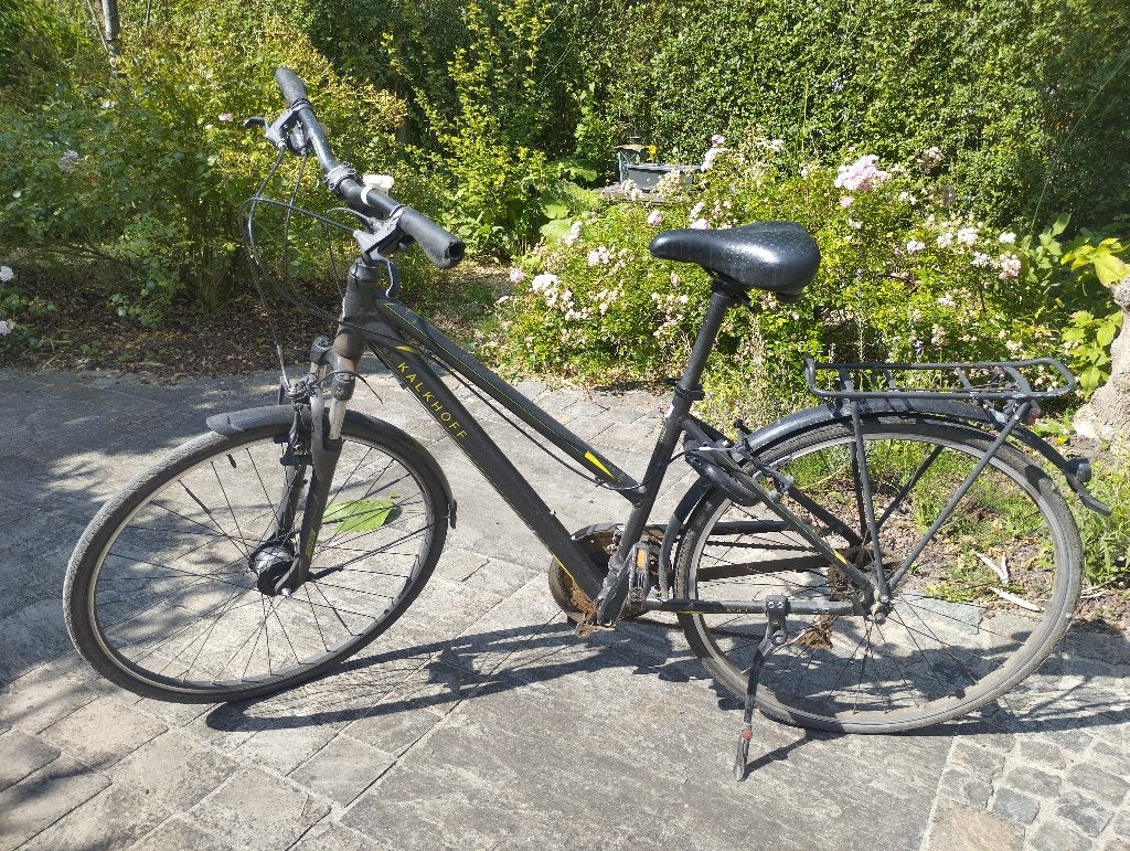 degelijke kalkhoff damesfiets op te knappen, Gebruikt, Versnellingen, 50 tot 53 cm, Schijfrem