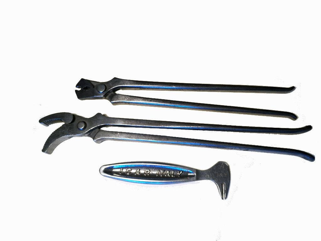 Hoefsmid - set stainless gereedschap, Dieren en Toebehoren, Paarden en Pony's | Verzorgingsproducten, Zo goed als nieuw, Hoefverzorging