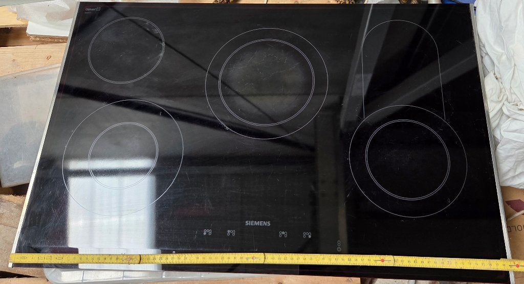 Keramische kookplaat Siemens, Elektronische apparatuur, Kookplaten, Ophalen, Gebruikt, Keramisch, Inbouw