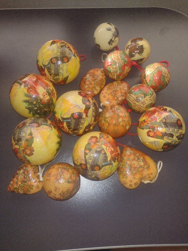 Kerstballen, Diversen, Ophalen, Gebruikt