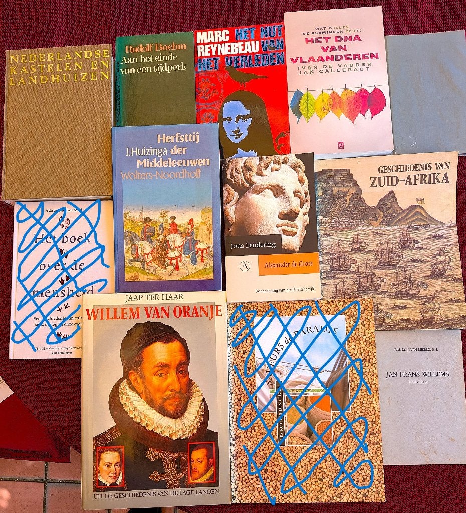 Lot boeken over geschiedenis samen  voor slechts € 11,00, Envoi, Utilisé, Europe