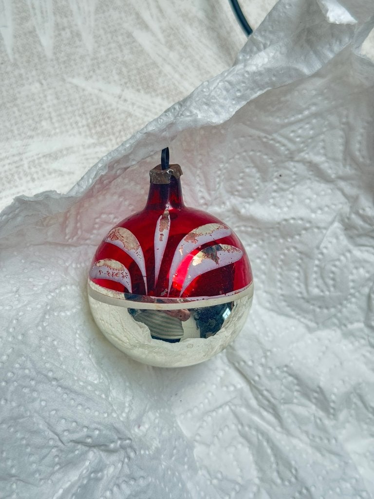 Vintage kerstbal, Diversen, Ophalen of Verzenden, Gebruikt