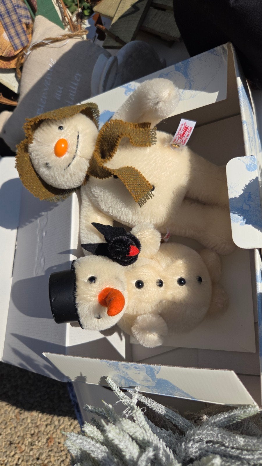 lots d'ours steiff theme noel, Collections, Enlèvement, Comme neuf, Ours en tissus, Steiff