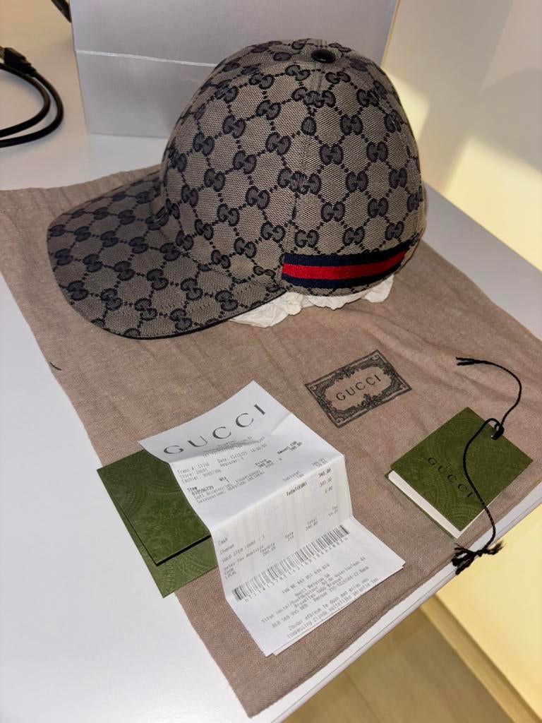 Casquette gucci classique M neuve etat vitrine, Enlèvement, Casquette