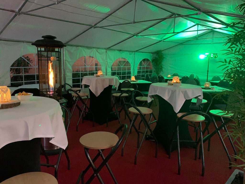 Te koop zeer degelijke en nog bijna nieuwe partytent, Jardin & Terrasse, Tonnelles, Comme neuf, Tente de réception, Enlèvement