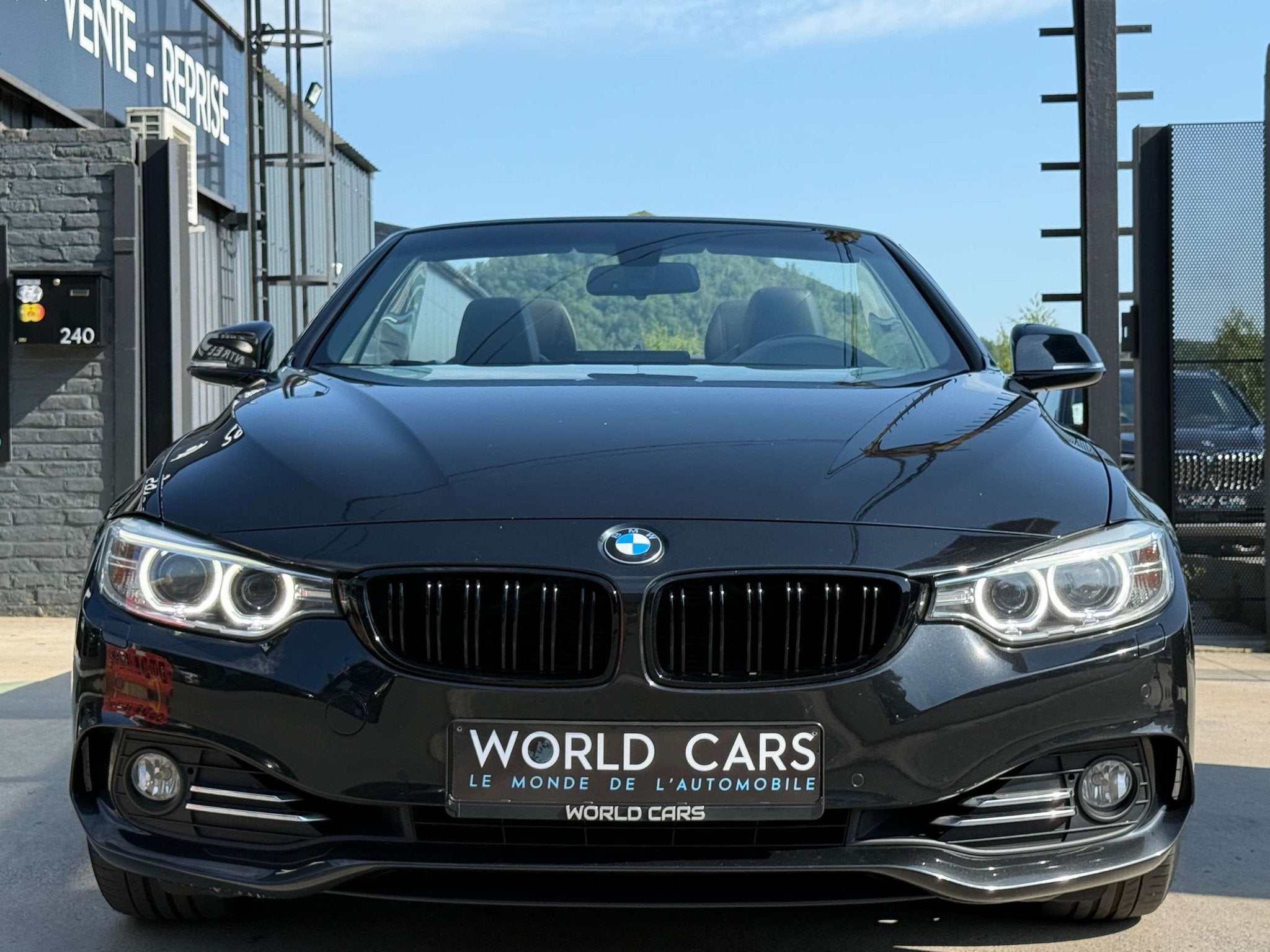 BMW 4 Serie 428 iA Cabrio LUXURY FULL BLACK - NAVIGATION - K, Auto's, BMW, Automaat, Achterwielaandrijving, Gebruikt, 4 cilinders