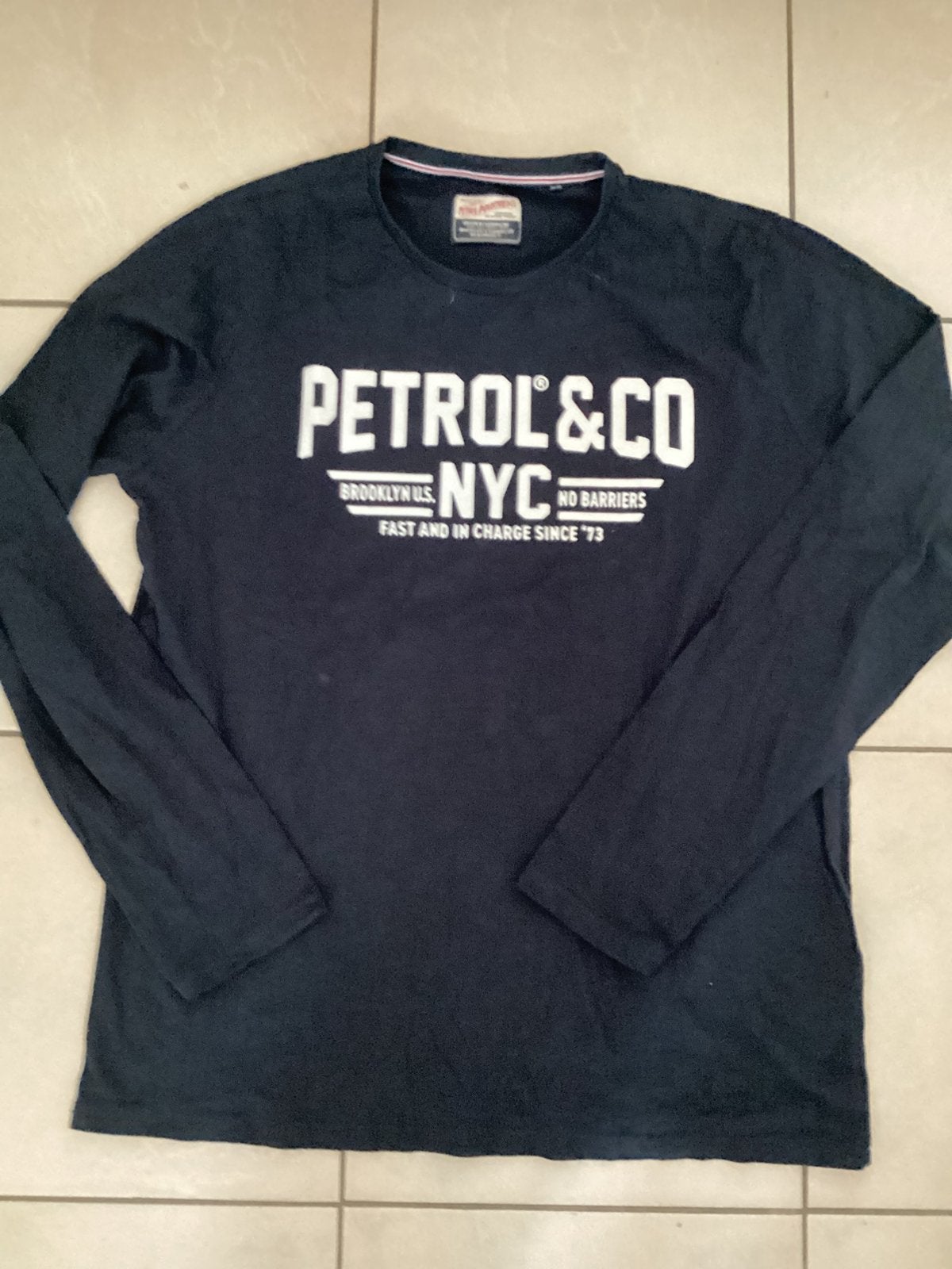 Blauwe longsleeve XXL, Ophalen of Verzenden, Zo goed als nieuw