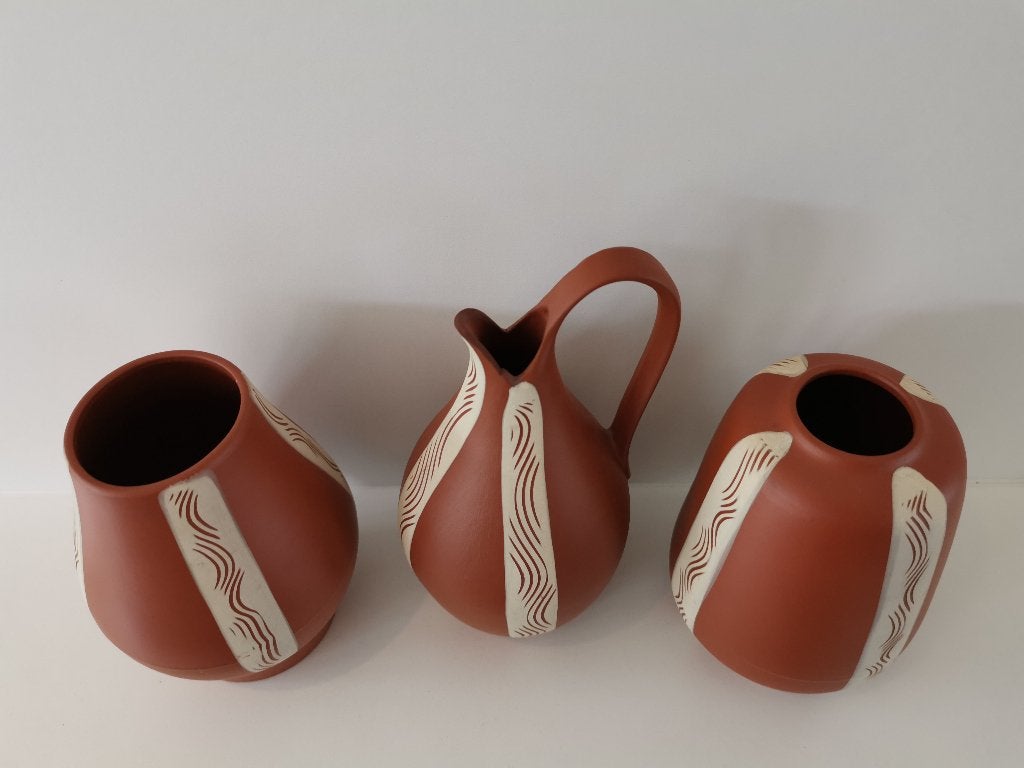 Vintage terracotta vazen, Ophalen