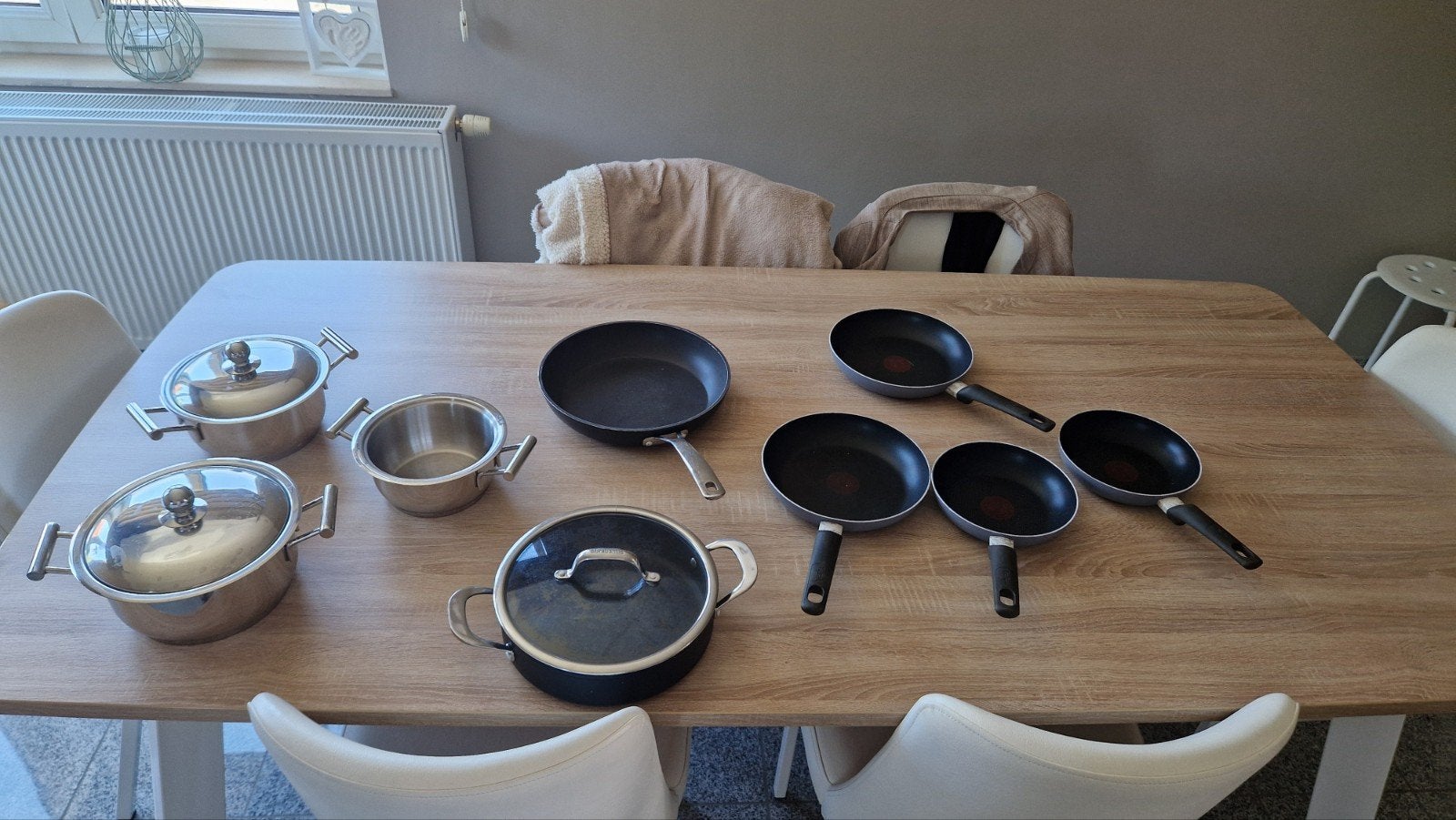Potten en pannen, Enlèvement