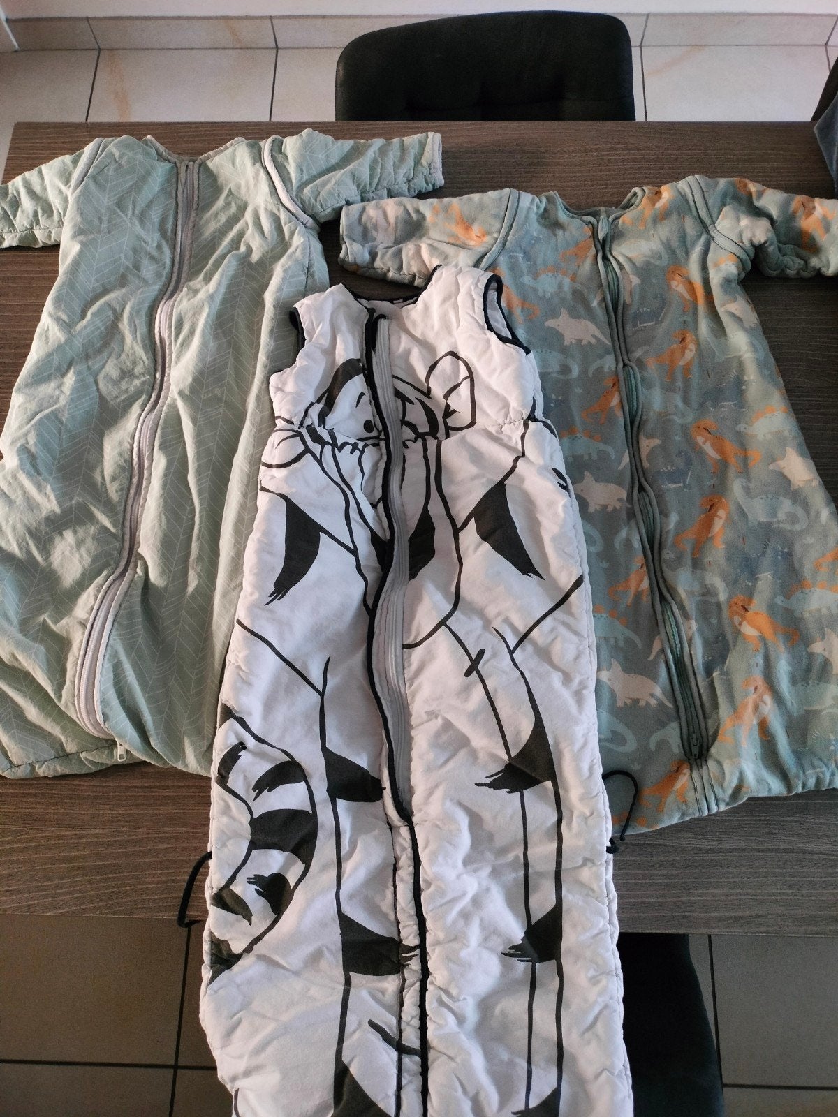 3 slaapzakken, afmeting: 90cm, Kinderen en Baby's, Babykleding | Overige, Ophalen