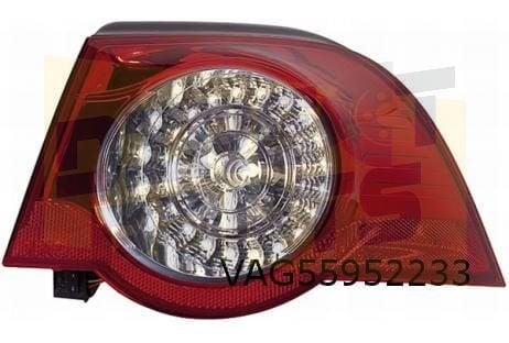 Volkswagen EOS (-10/10) achterlicht Links buiten (donkerrood, Autos : Pièces & Accessoires, Neuf, -, Volkswagen, -