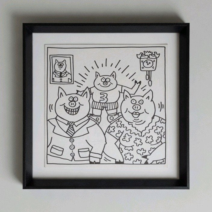3pigs By k. Haring, Ophalen