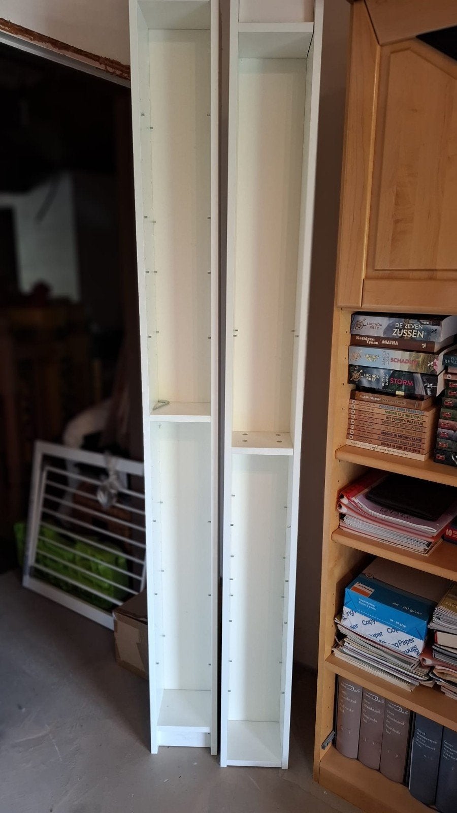 2x IKEA Gnedby CD/DVD kast – Wit (20 x 17 x 202 cm), Enlèvement, CD