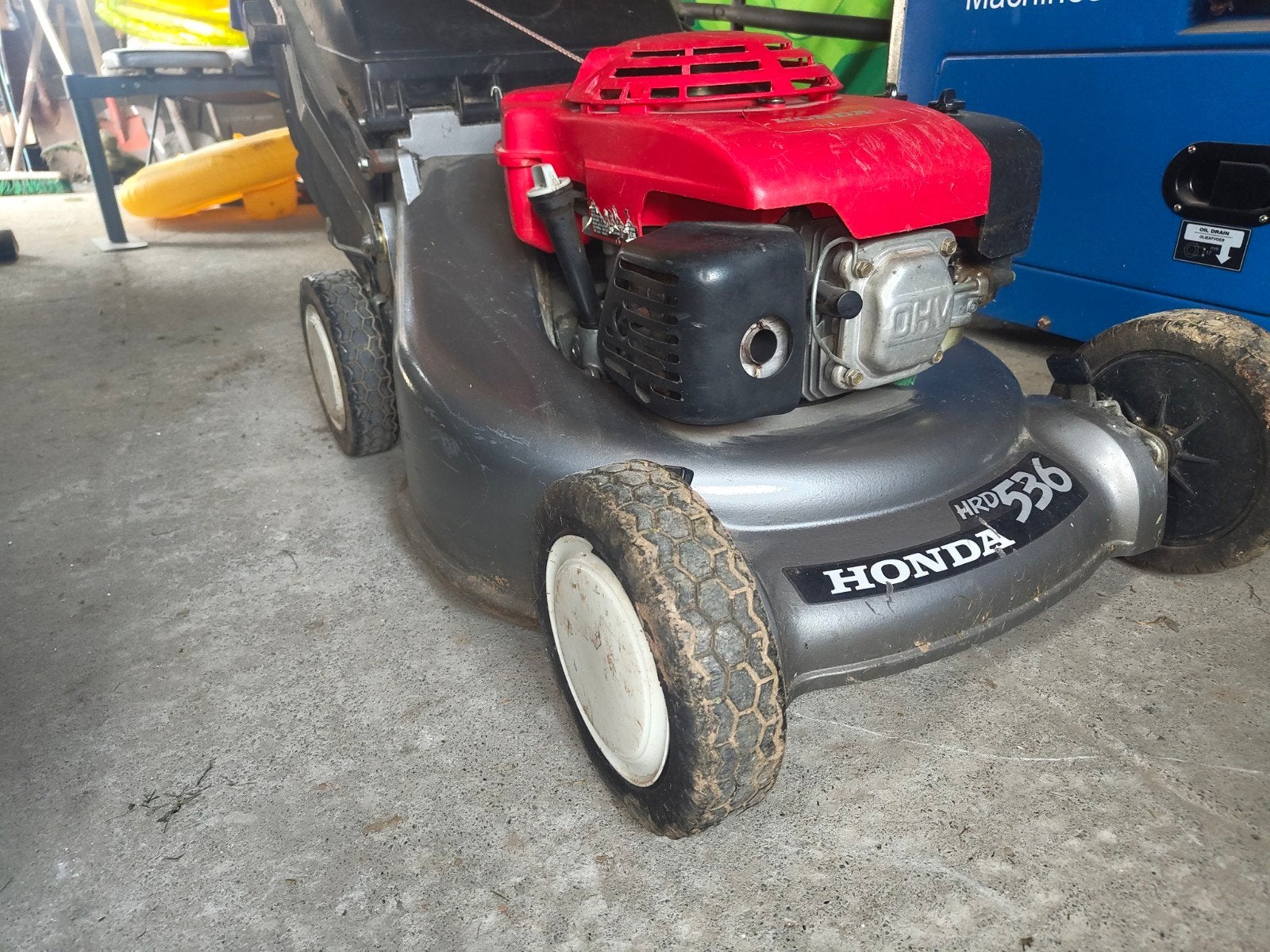 Honda HRD 536, Tuin en Terras, Ophalen