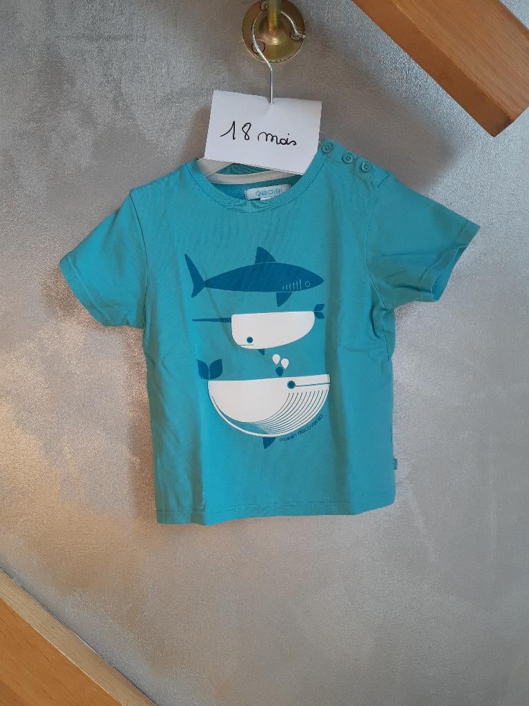 T-shirt Obaibi, 18 mois, Enfants & Bébés, Garçon, Enlèvement ou Envoi, Autres types, Utilisé