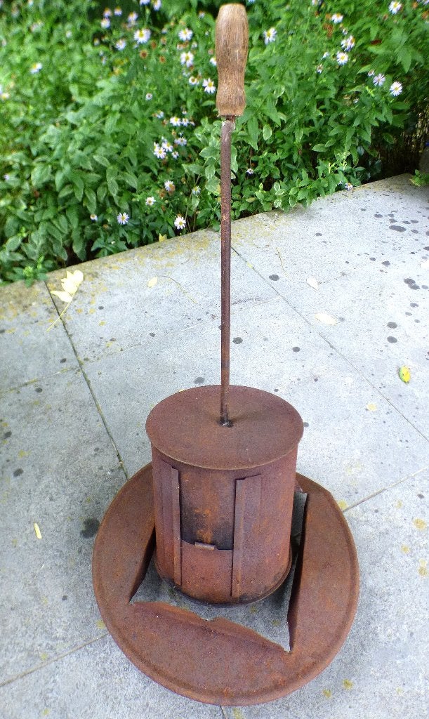 Antieke handmatige koffiebrander met hendel, Antiek en Kunst, Antiek | Keukengerei, Ophalen