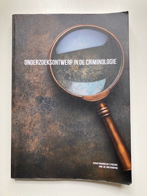 Onderzoeksontwerp in de criminologie, Boeken, Ophalen, Gelezen, Hoger Onderwijs