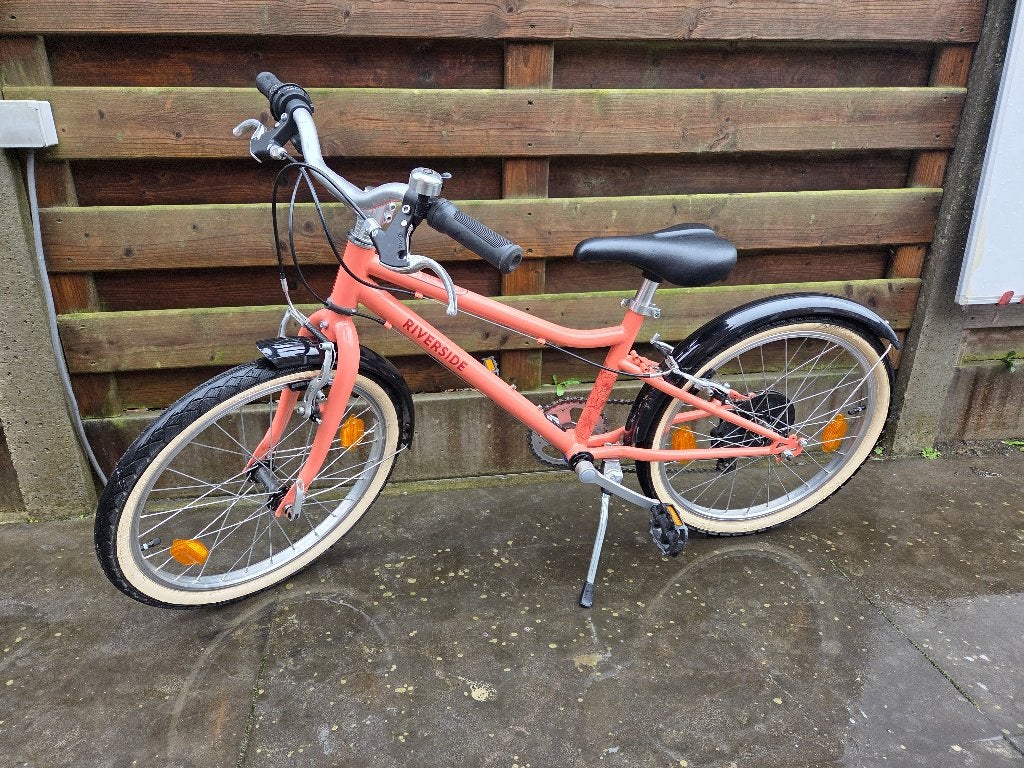 Riverside Meisjesfiets 20, Fietsen en Brommers, Ophalen, 20 inch of meer, Zo goed als nieuw, Riverside (Decathlon)